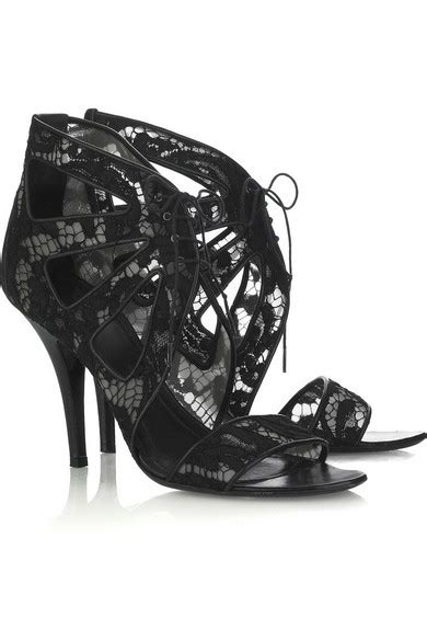 givenchy lace ankle sandals
